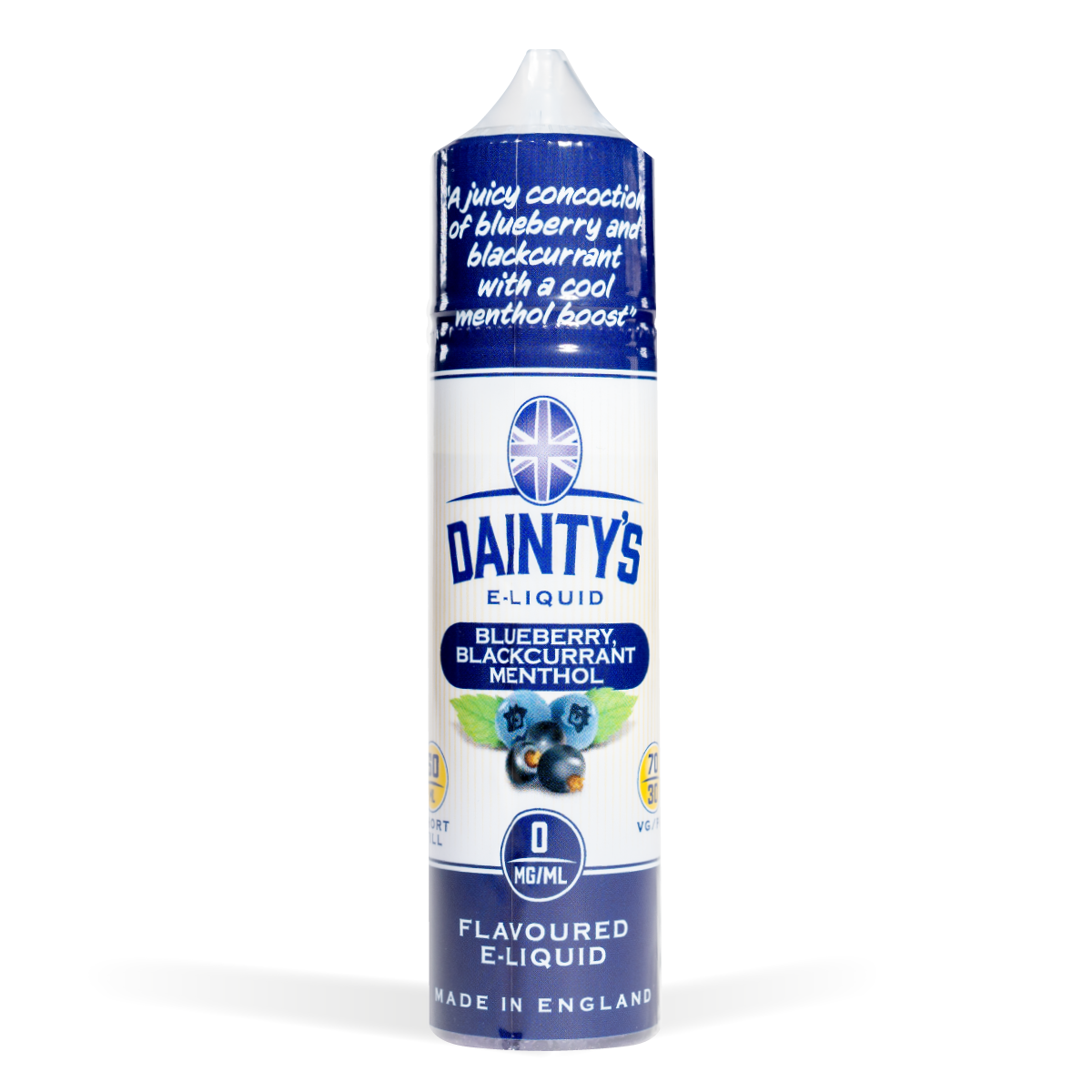 Dainty's 50ml E-Liquid Shortfills: £9.99 | 0mg