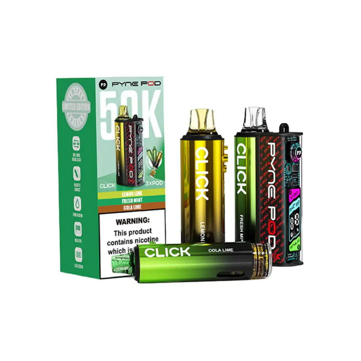 Pyne Pod Click 50K Prefilled Kits
