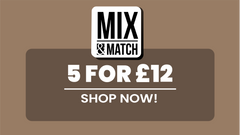 Mix & Match 5 FOR £12 logo