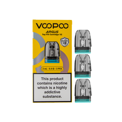 voopoo argus top fill cartridge VooPoo Argus V2 Top Fill Pods: £9.99!