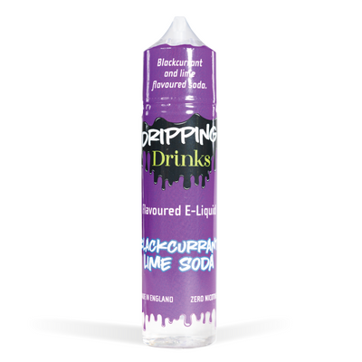 Dripping 50ml E-Liquids Shortfills - Blackcurrant Lime Soda
