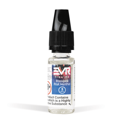 EVR 10ml E-Liquids - Black Jack Fruit Menthol / 3mg