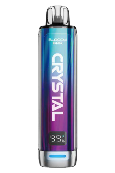 Bloody Bar Crystal 10K Vape Pod Kit - Blackberry Raspberry