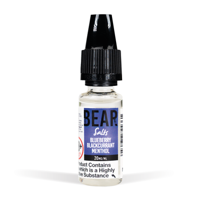 BEAR 10ml Nic Salts - 10mg / Blueberry Blackcurrant Menthol