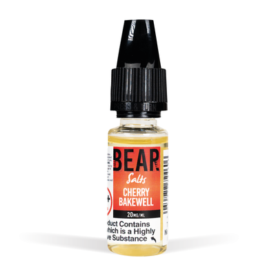 BEAR 10ml Nic Salts - 10mg / Cherry Bakewell