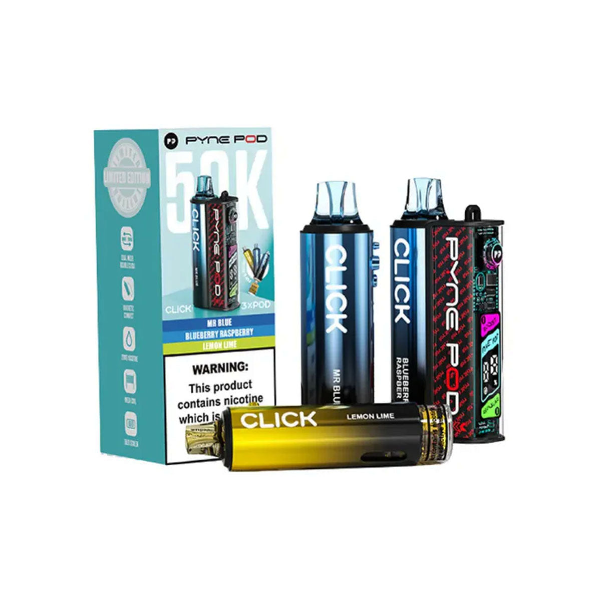 Pyne Pod Click 50K Prefilled Kits