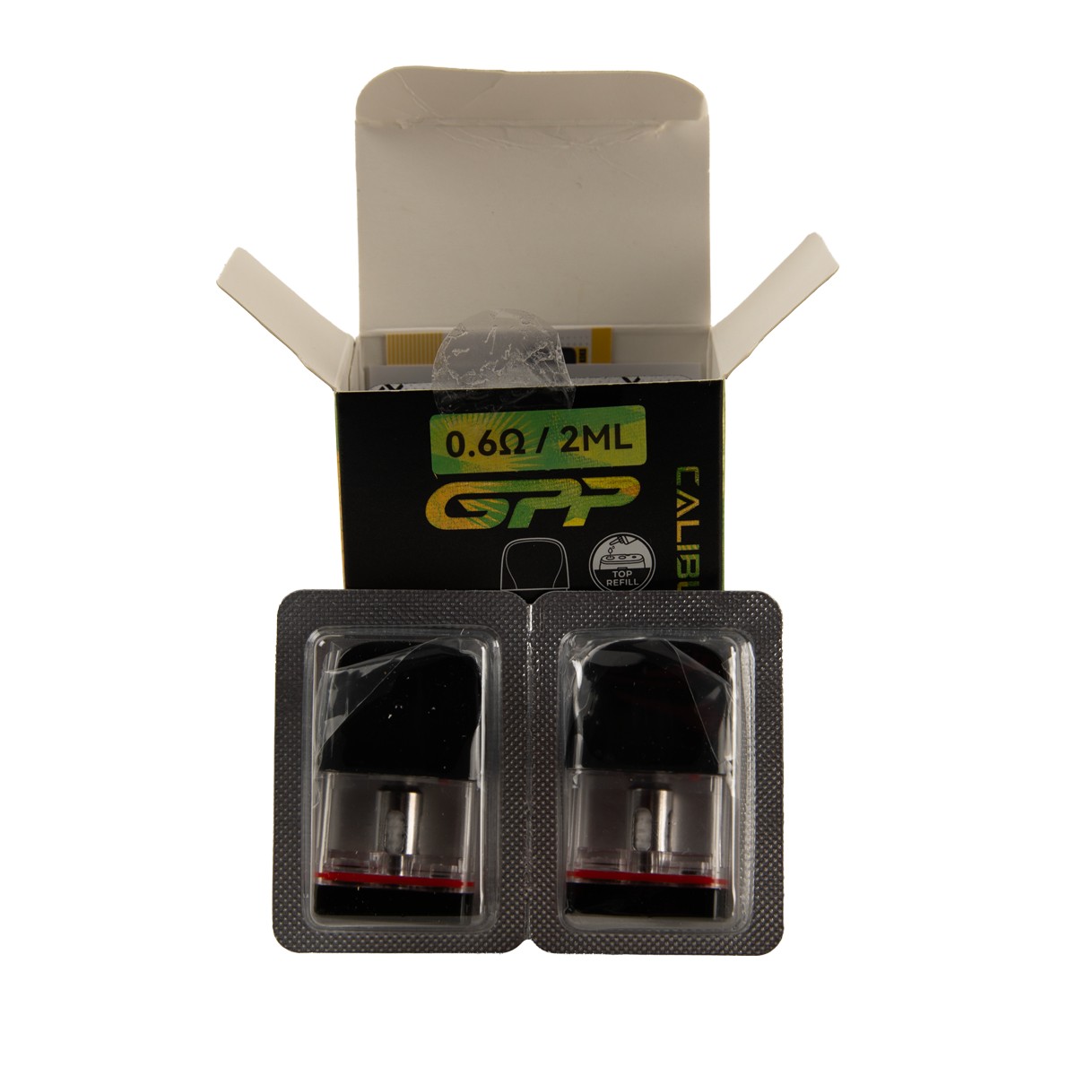 UWELL Caliburn 2ML GPP Cartridge 0.6ohm & 0.9ohm - (4 Pack)