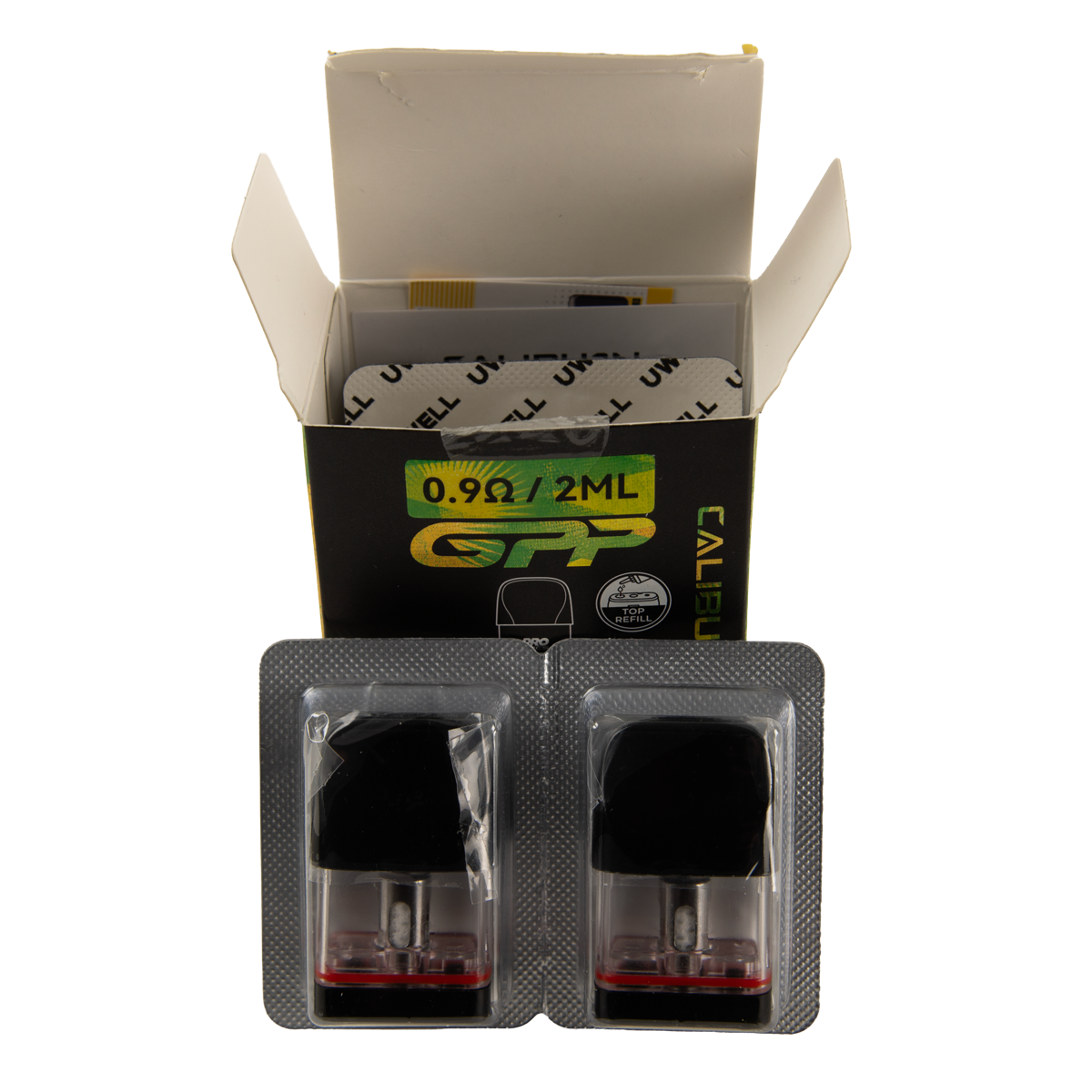 UWELL Caliburn 2ML GPP Cartridge 0.6ohm & 0.9ohm - (4 Pack)