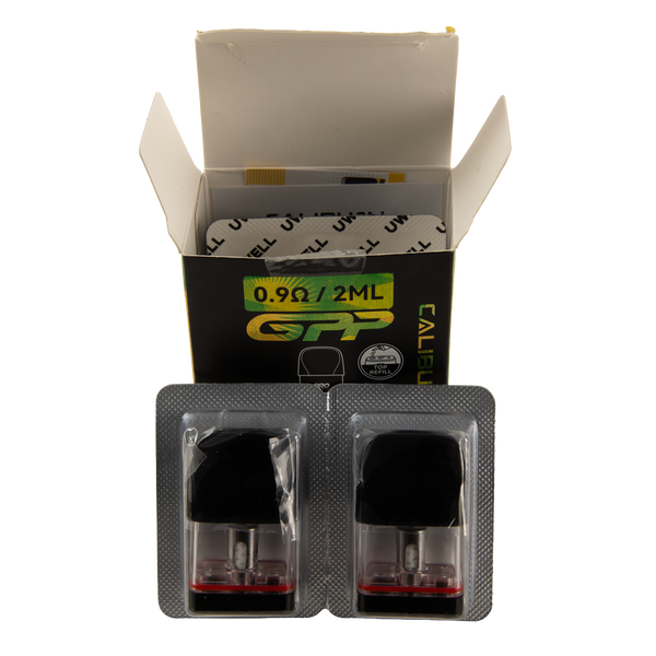 UWELL Caliburn 2ML GPP Cartridge 0.6ohm & 0.9ohm - (4 Pack)
