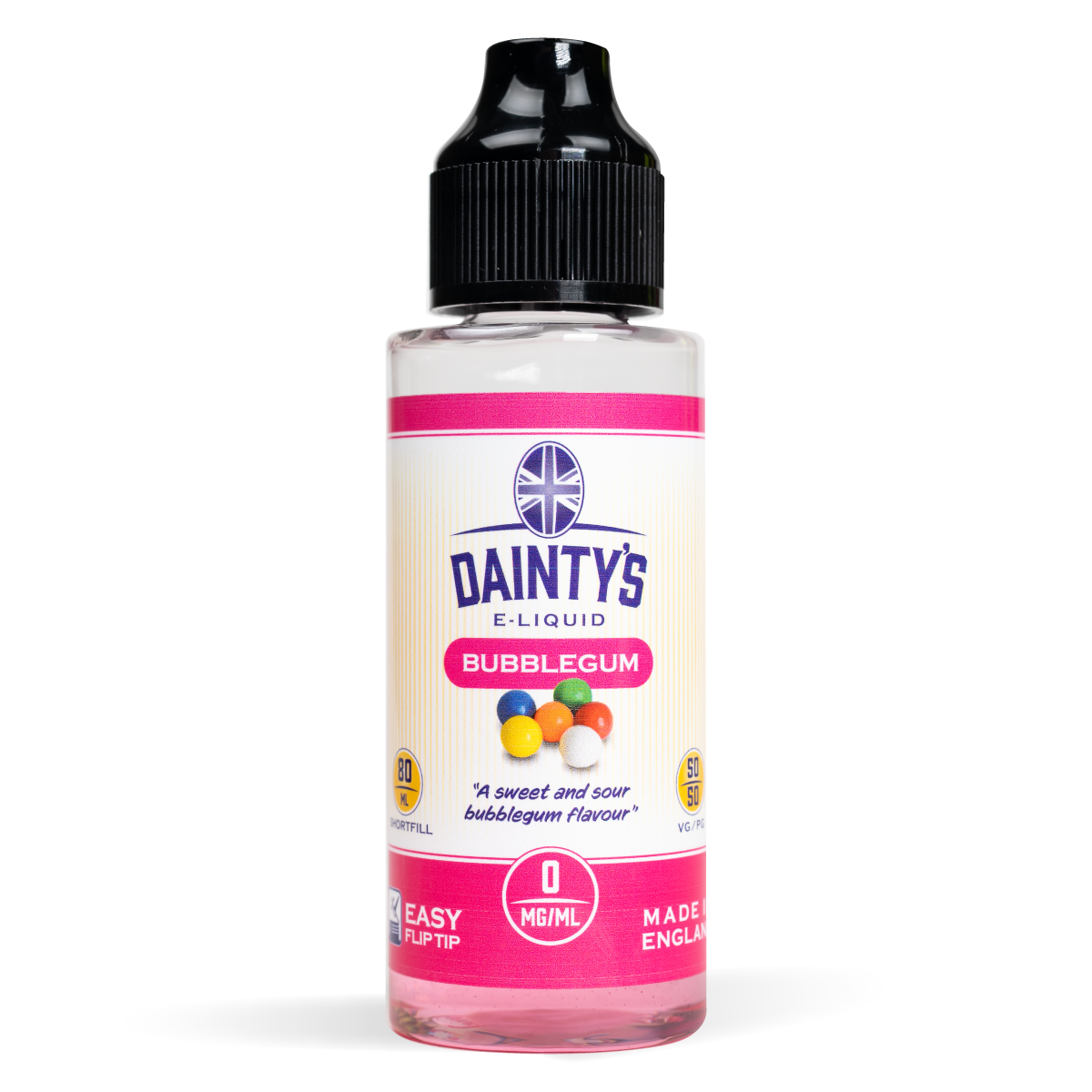Dainty's 80ml E-Liquid Shortfills