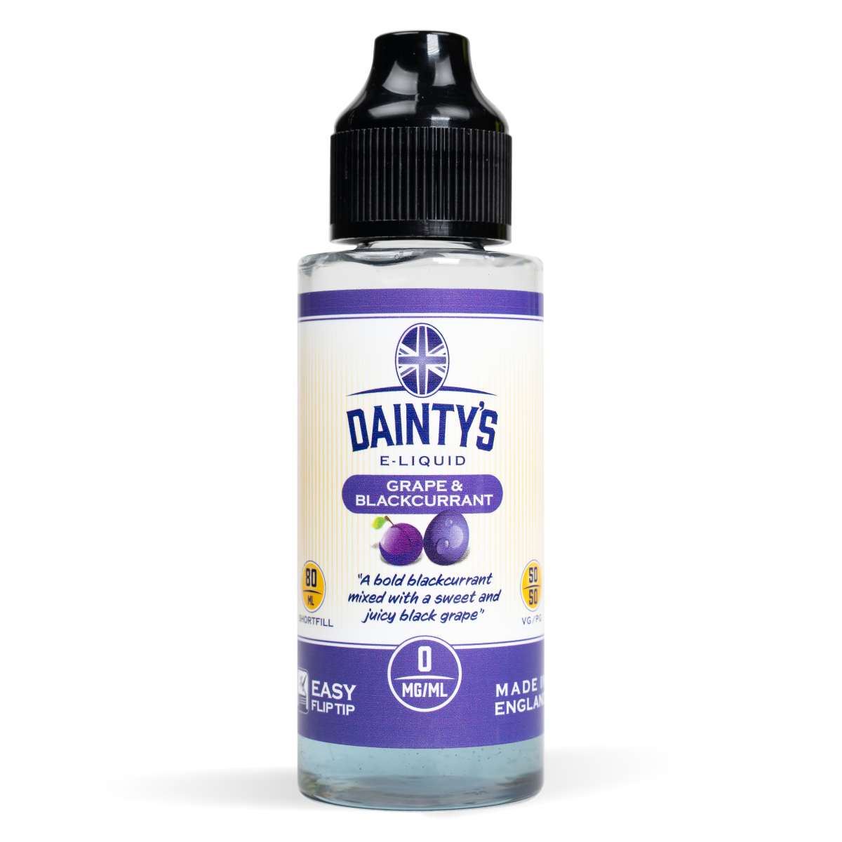Dainty's 80ml E-Liquid Shortfills