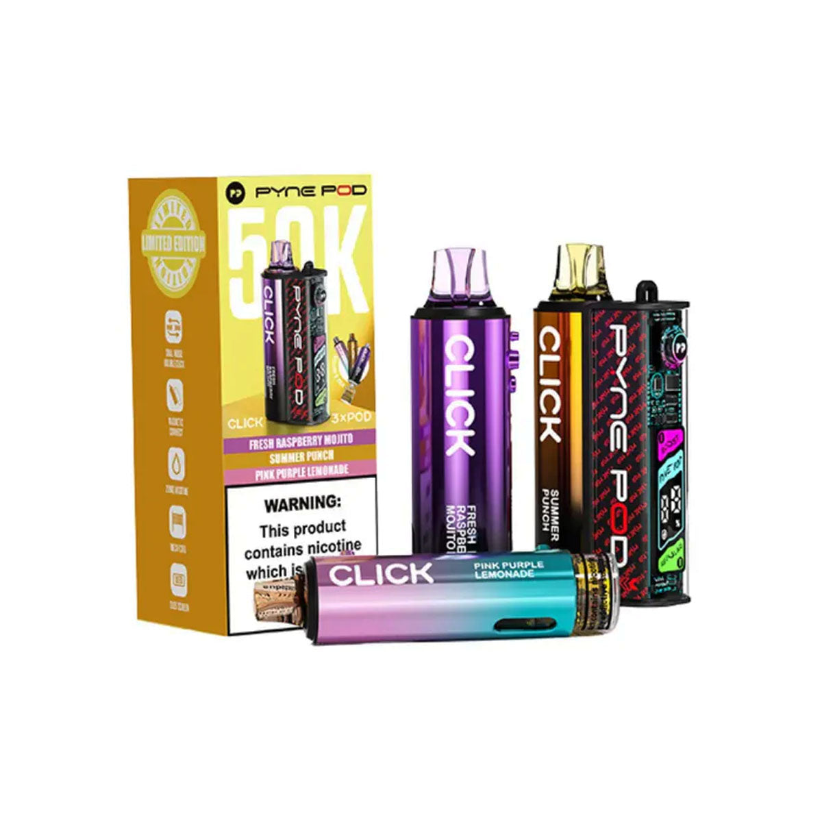 Pyne Pod Click 50K Prefilled Kits