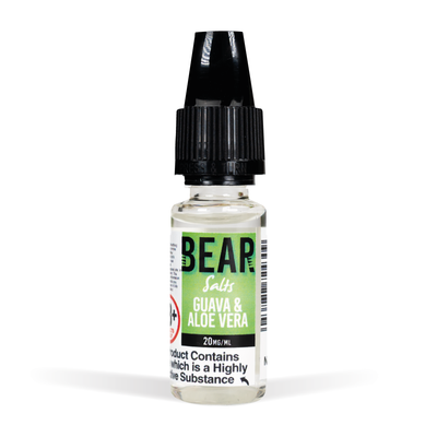 BEAR 10ml Nic Salts - 10mg / Guava & Aloe Vera