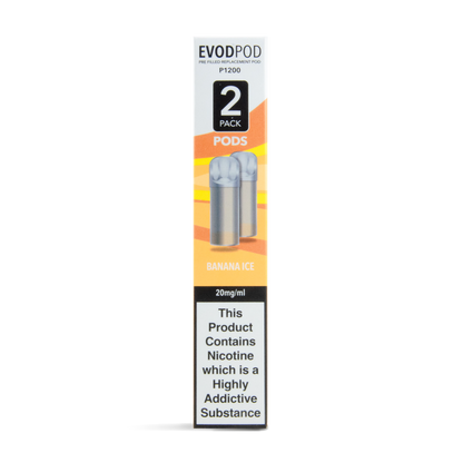 EVOD Bar Pre-Filled Pod Replacements Twin Pack