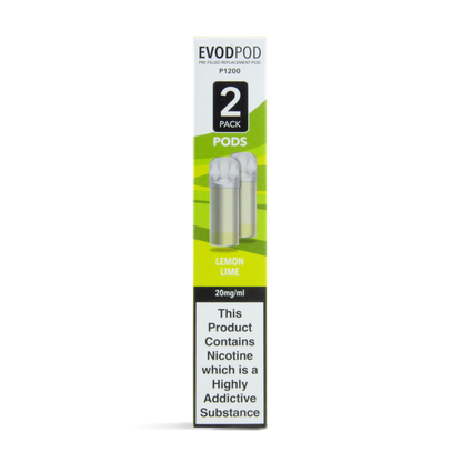 EVOD Bar Pre-Filled Pod Replacements Twin Pack