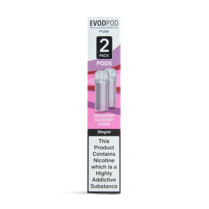 EVOD Bar Pre-Filled Pod Replacements Twin Pack