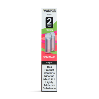 EVOD Bar Pre-Filled Pod Replacements Twin Pack