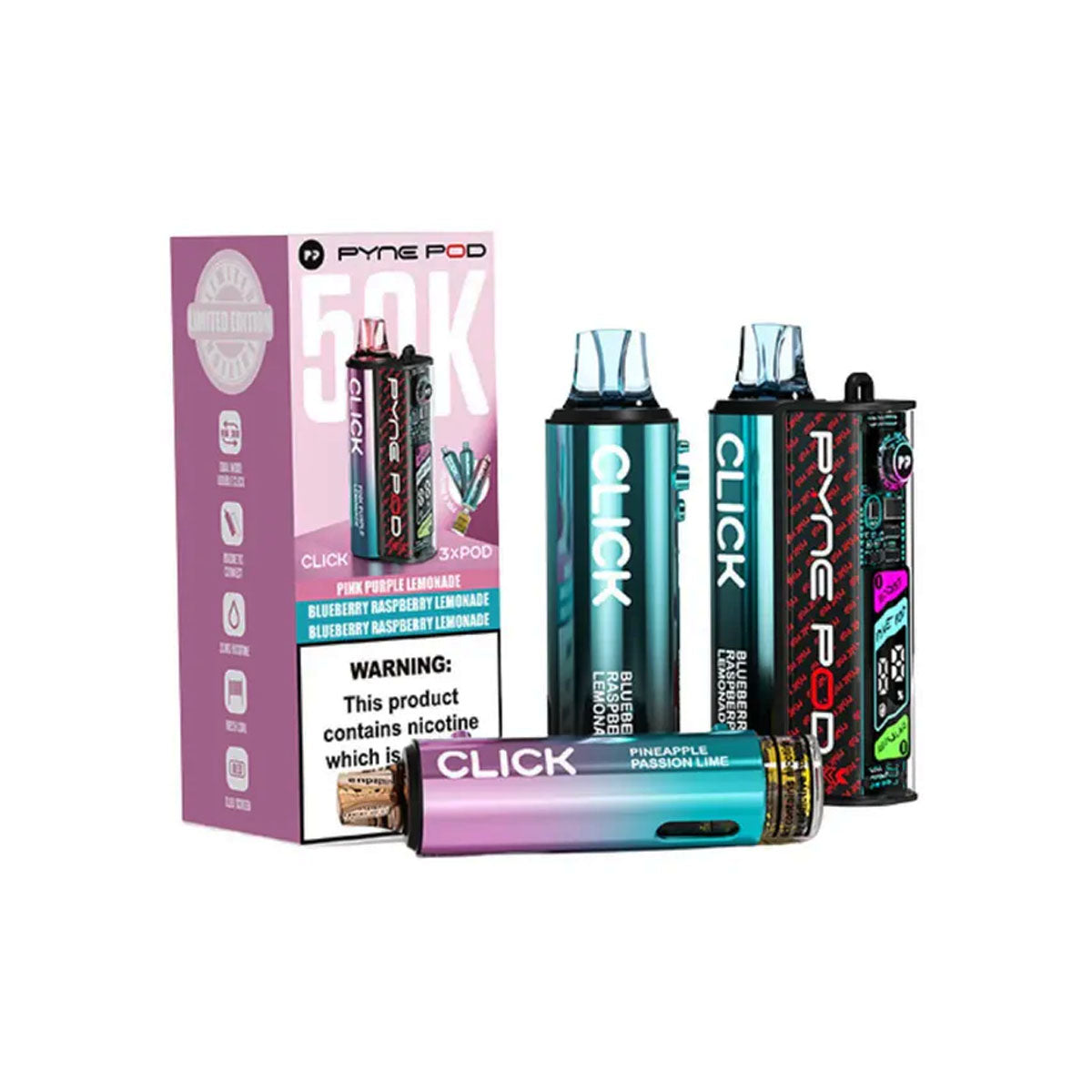 Pyne Pod Click 50K Prefilled Kits