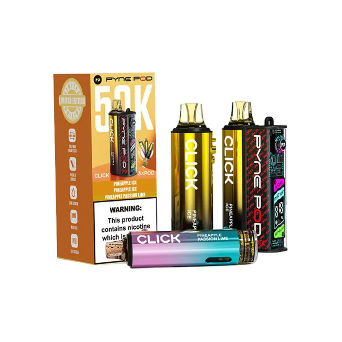 Pyne Pod Click 50K Prefilled Kits