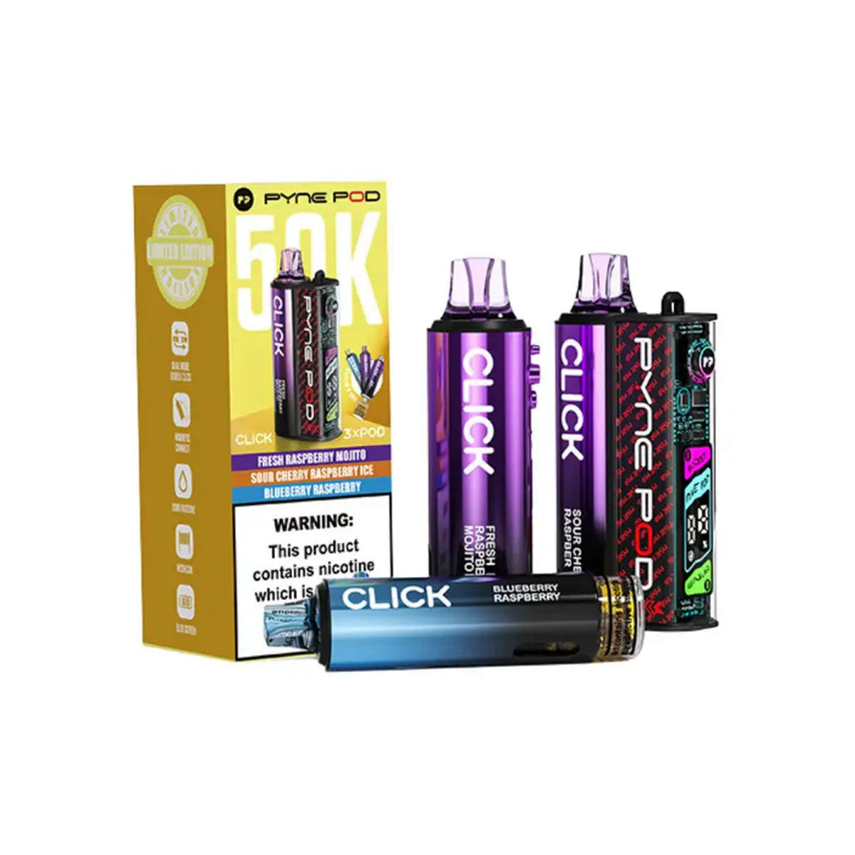 Pyne Pod Click 50K Prefilled Kits