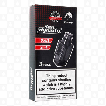 Orca Vape San Dynasty 2ml Replacement Pods (3 Pack)