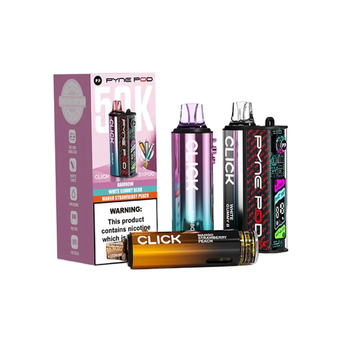Pyne Pod Click 50K Prefilled Kits
