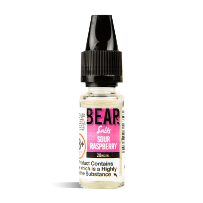 BEAR 10ml Nic Salts - 10mg / Sour Raspberry