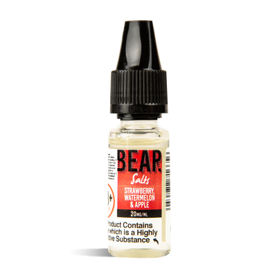BEAR 10ml Nic Salts - 10mg / Strawberry Watermelon Apple
