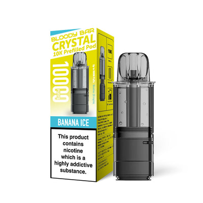 Bloody Bar Crystal 10K Pod Replacements - Banana Ice