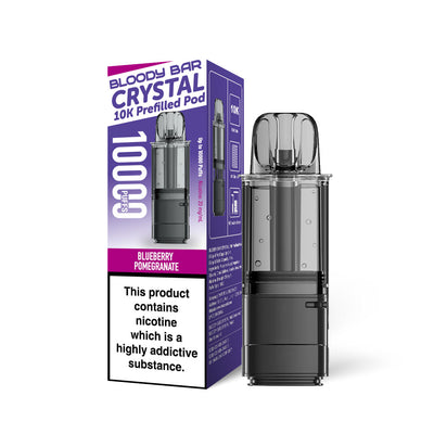 Bloody Bar Crystal 10K Pod Replacements - Blueberry Pomegranate