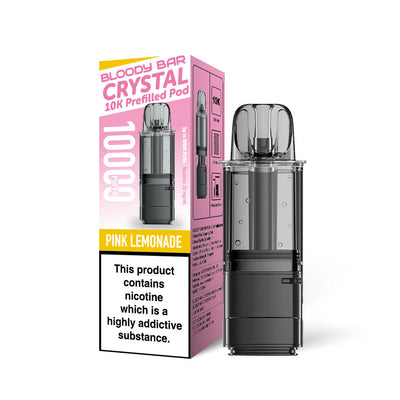 Bloody Bar Crystal 10K Pod Replacements - Pink Lemonade