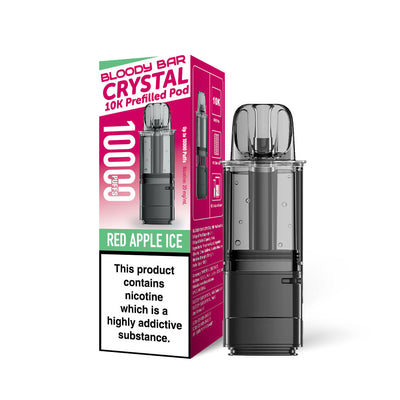 Bloody Bar Crystal 10K Pod Replacements - Red Apple