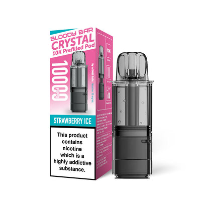 Bloody Bar Crystal 10K Pod Replacements - Strawberry Ice