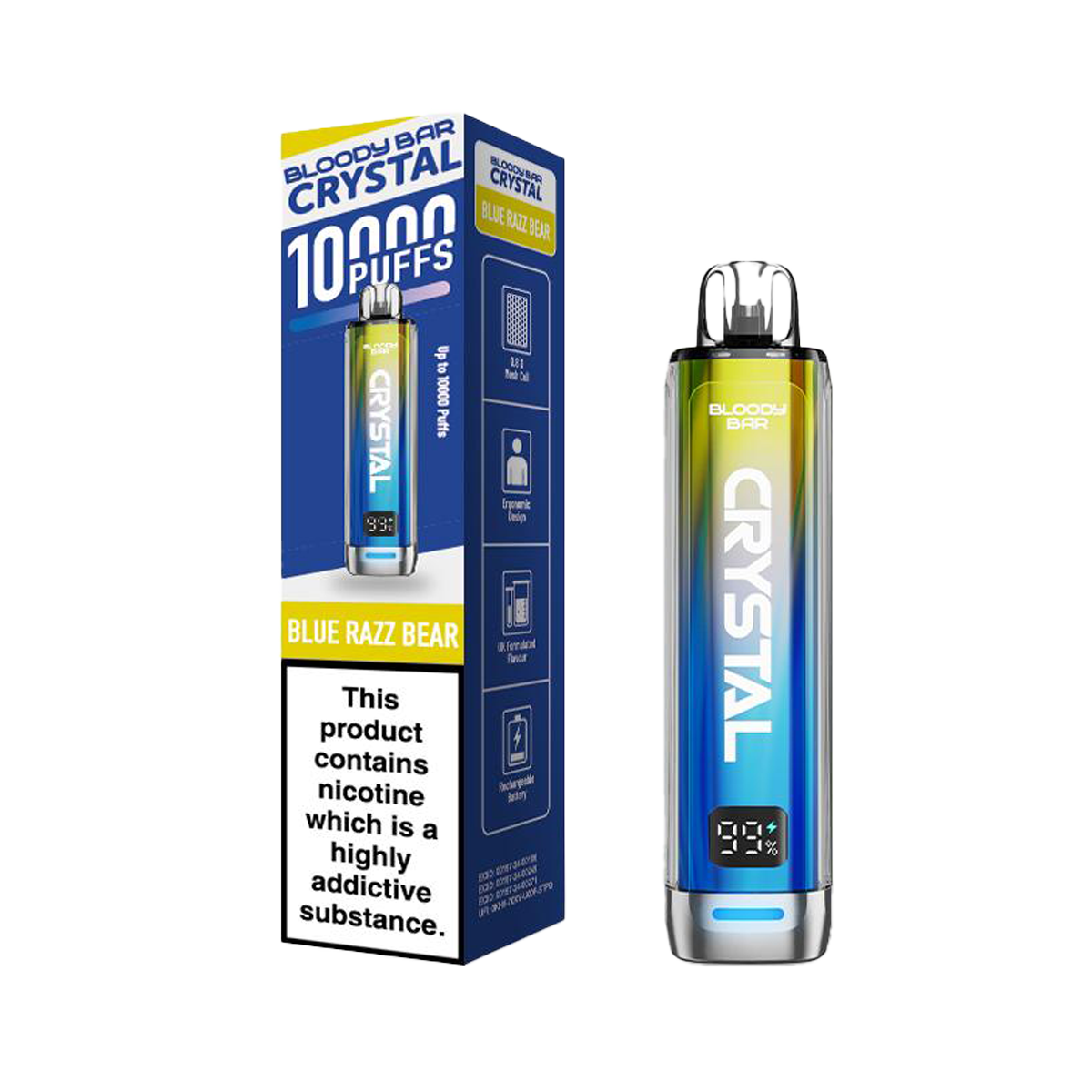 Bloody Bar Crystal 10K Vape Pod Kit