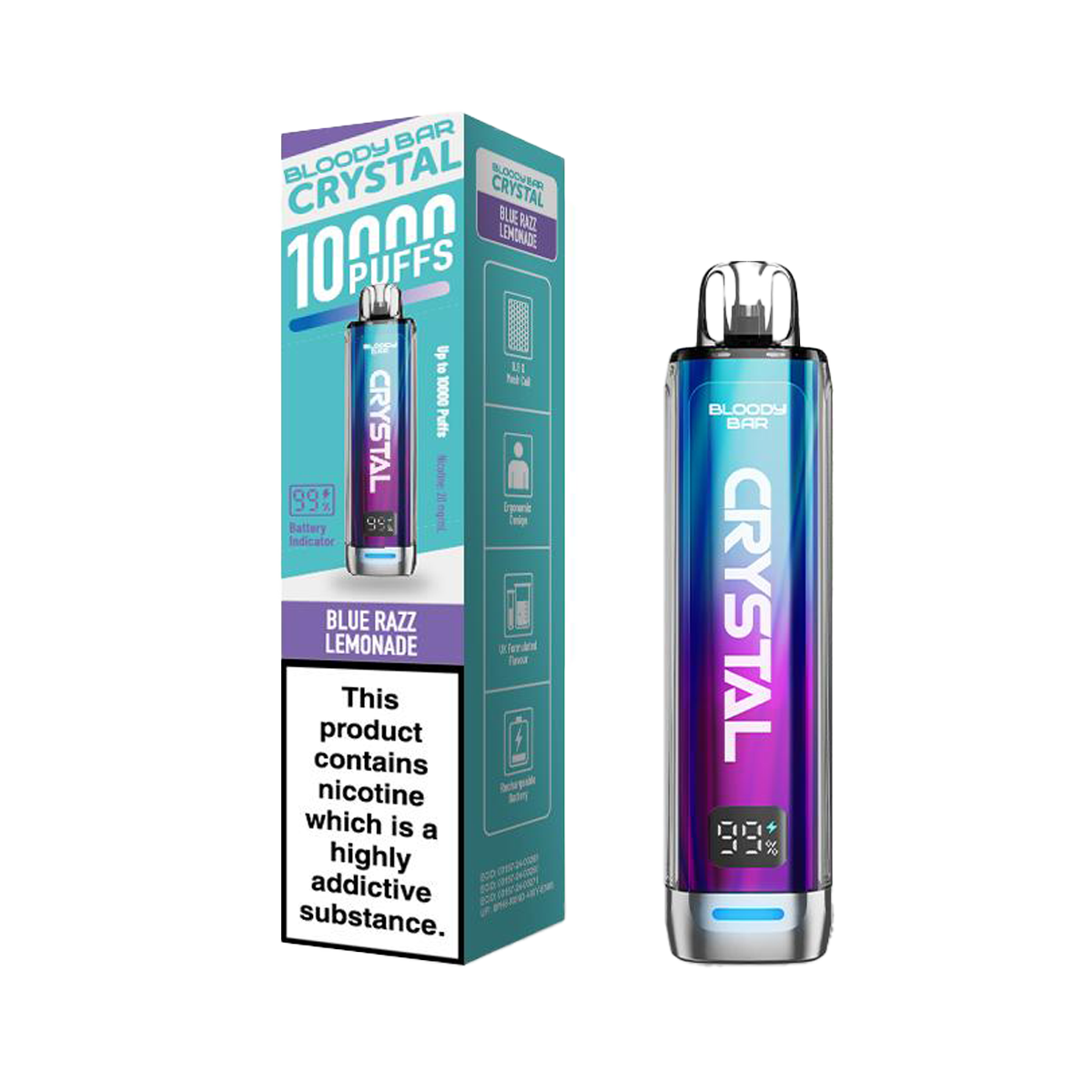 Bloody Bar Crystal 10K Vape Pod Kit