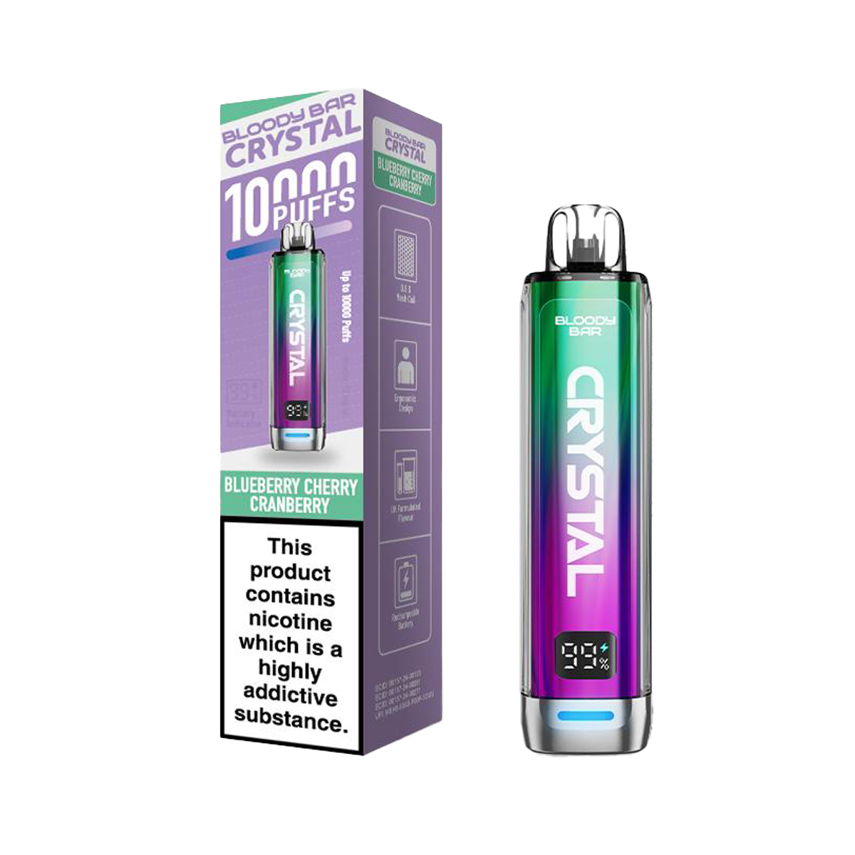 Bloody Bar Crystal 10K Vape Pod Kit