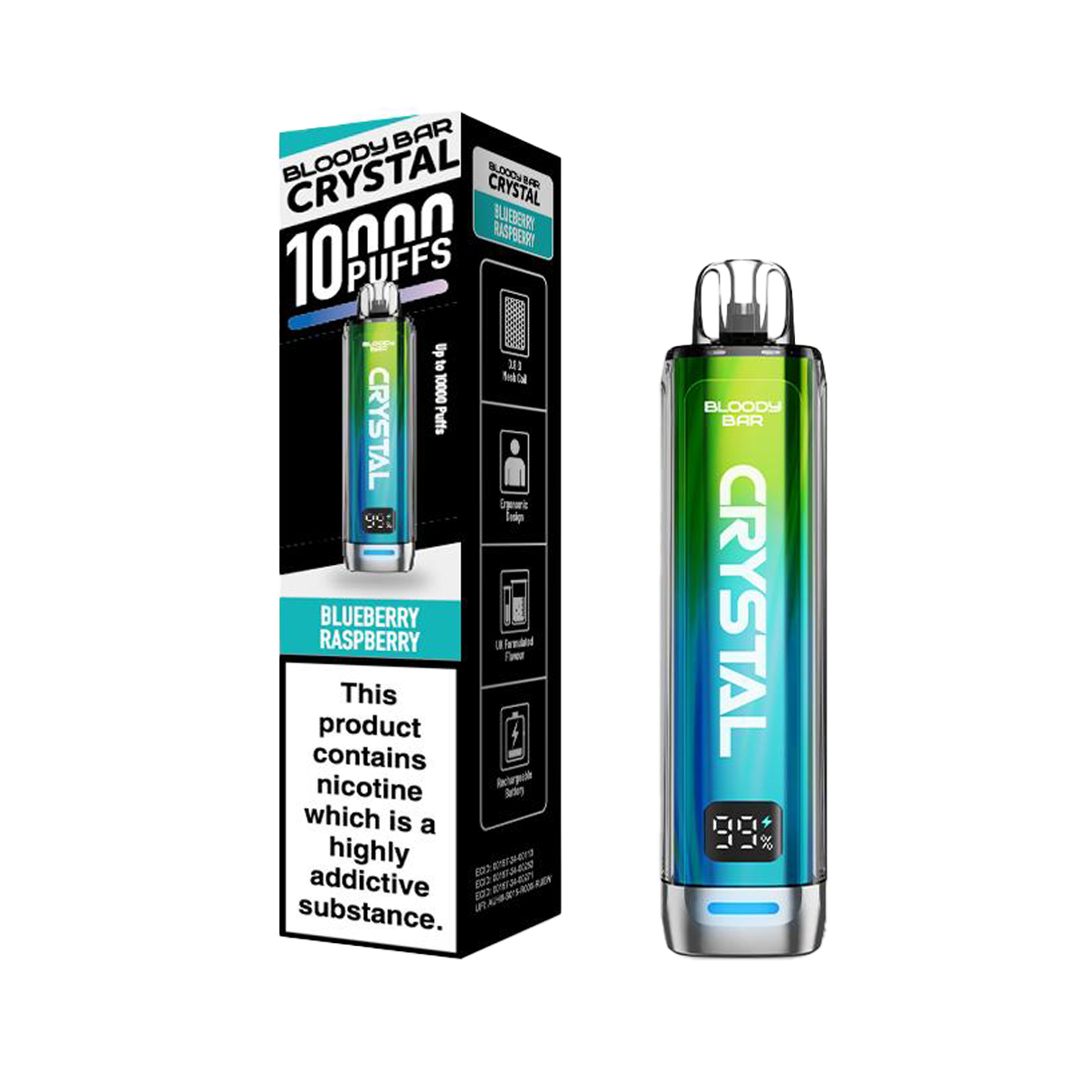 Bloody Bar Crystal 10K Vape Pod Kit