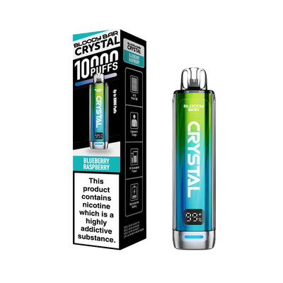 Bloody Bar Crystal 10K Vape Pod Kit - Blueberry Raspberry
