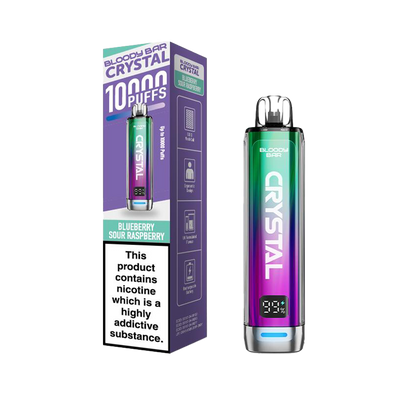 Bloody Bar Crystal 10K Vape Pod Kit - Blueberry Sour Raspberry