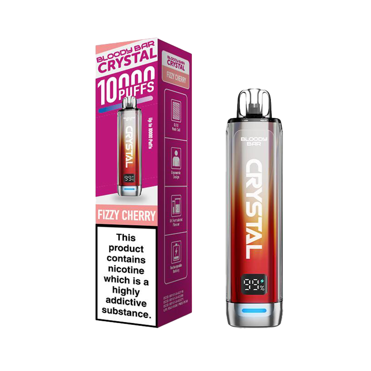 Bloody Bar Crystal 10K Vape Pod Kit