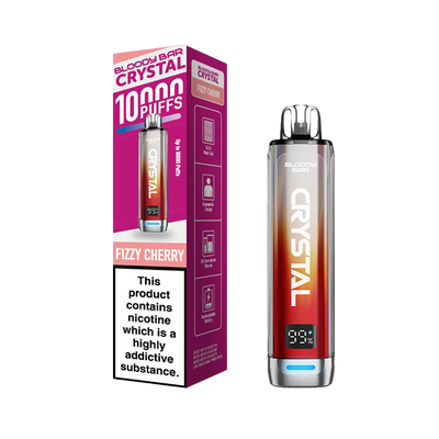 Bloody Bar Crystal 10K Vape Pod Kit - Fizzy Cherry