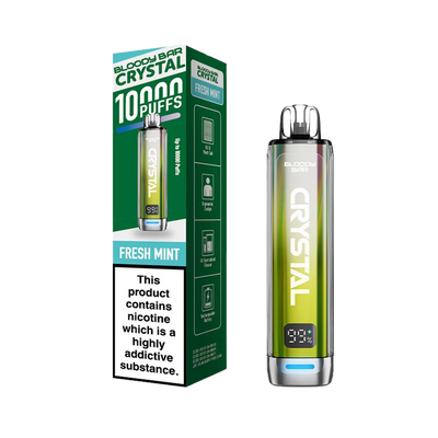 Bloody Bar Crystal 10K Vape Pod Kit - Fresh Mint