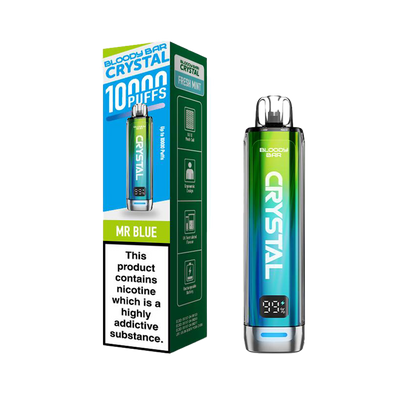 Bloody Bar Crystal 10K Vape Pod Kit - Mr Blue