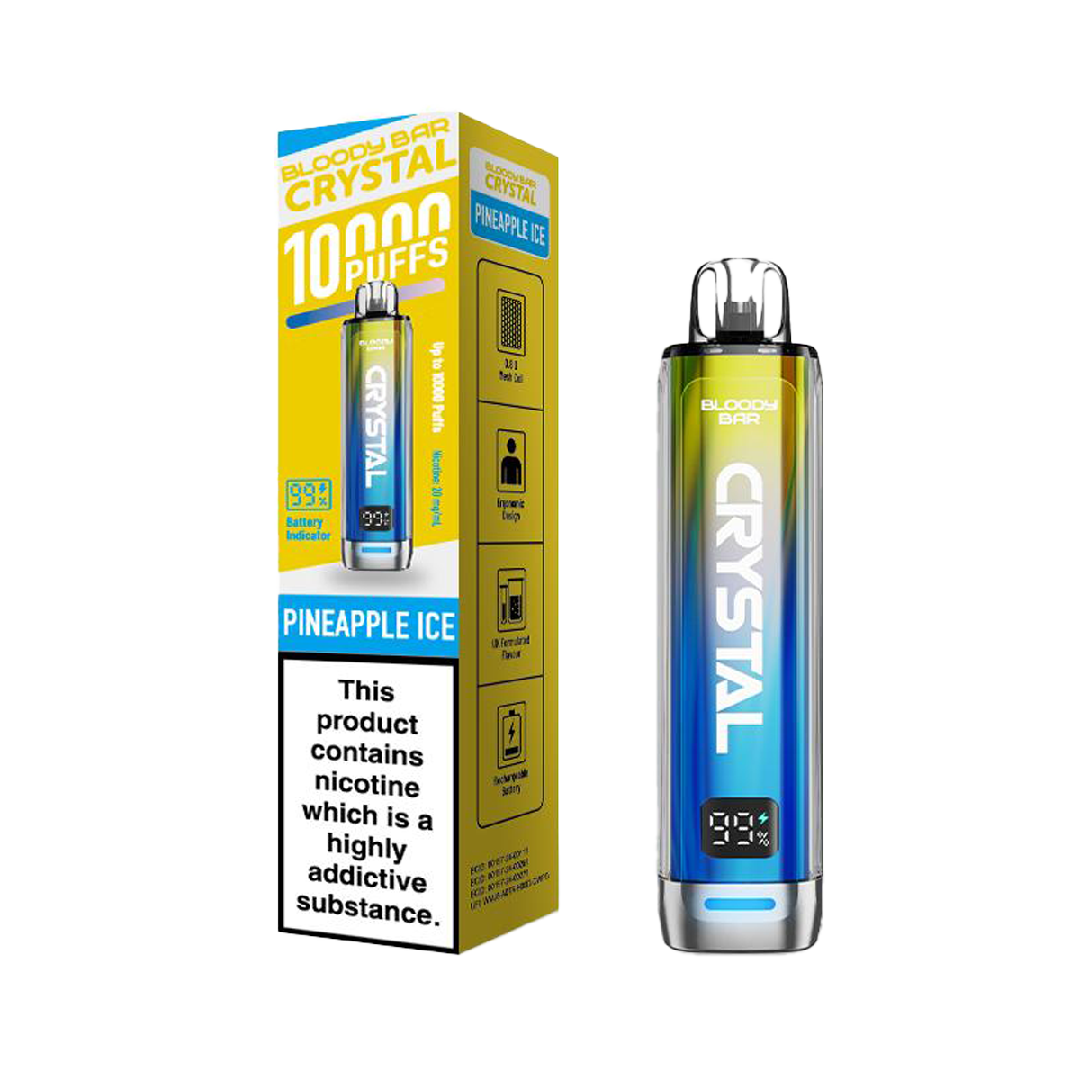 Bloody Bar Crystal 10K Vape Pod Kit