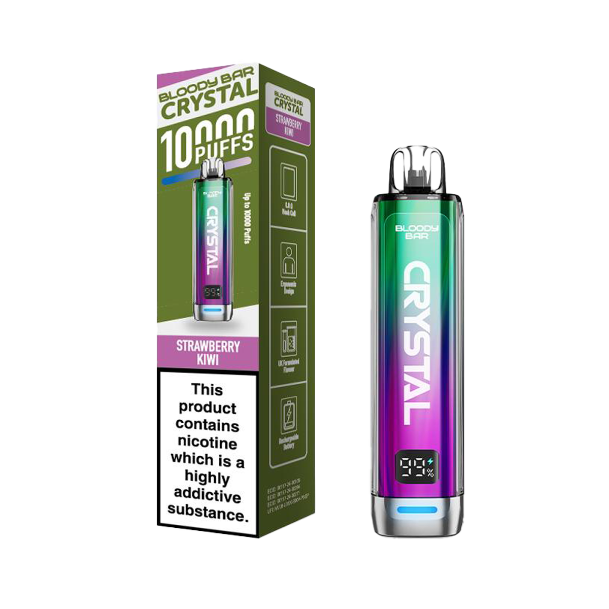 Bloody Bar Crystal 10K Vape Pod Kit