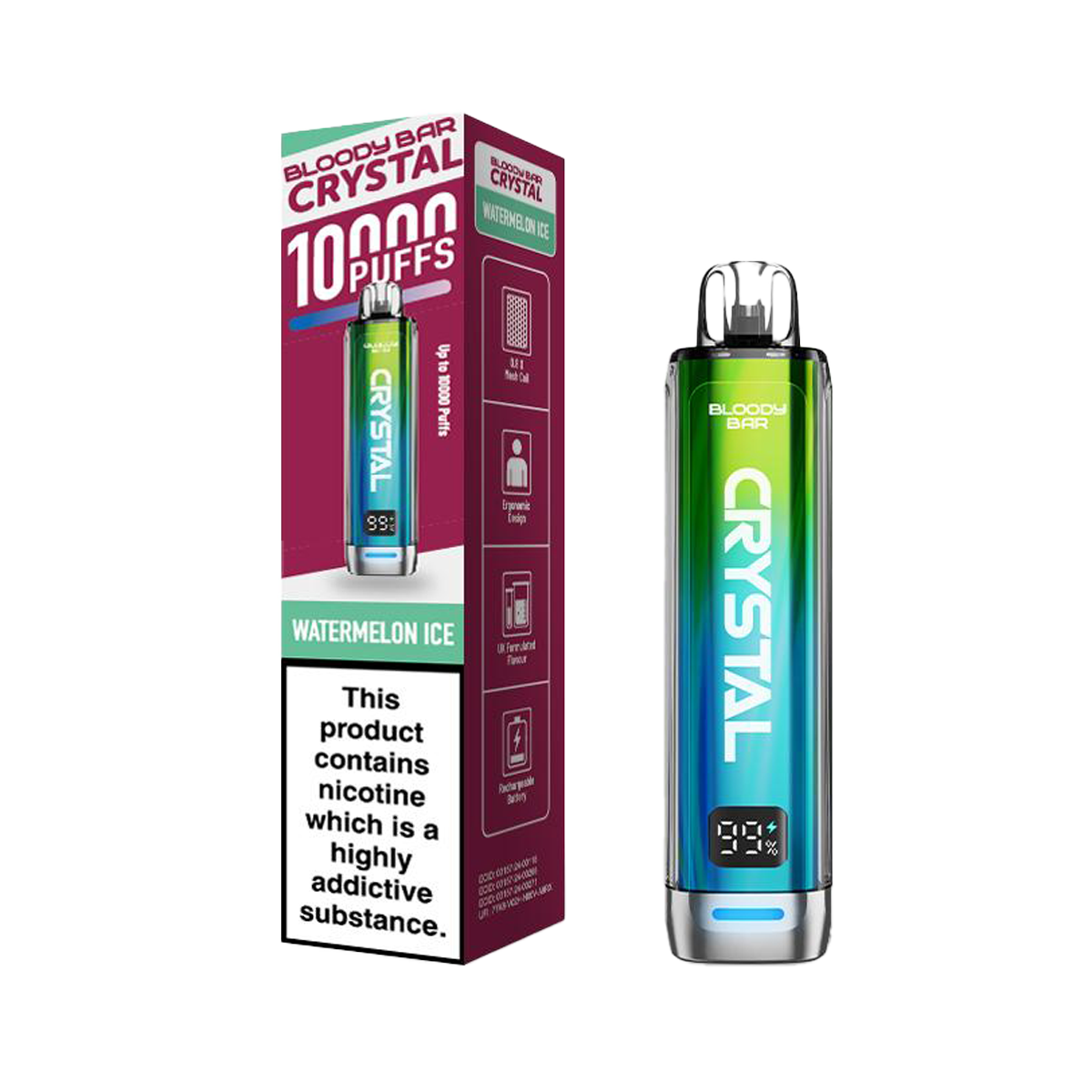 Bloody Bar Crystal 10K Vape Pod Kit