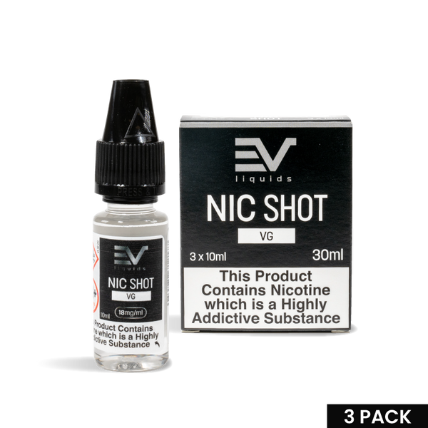 EV 18mg Nic Shot Multipack (Pack of 3)