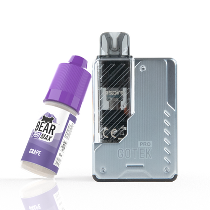 Aspire GoTek Pro Vape Pod Kit + FREE NIC SALT