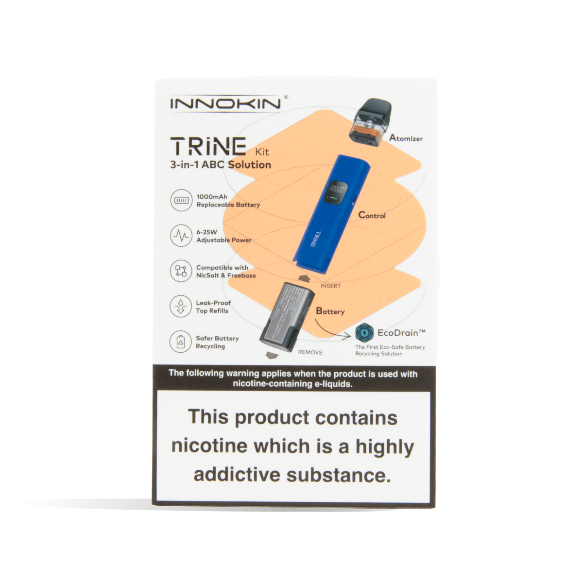 Innokin Trine Vape Pod Kit + FREE NIC SALT