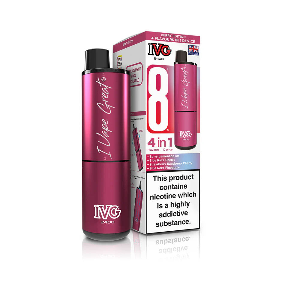 IVG 2400 4-IN-1 Pod Kit Eco Vape IVG 2400 4-IN-1 Pod Kit Eco Vape
